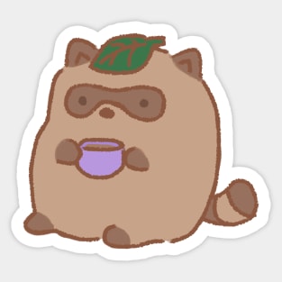 Tanuki tea Sticker